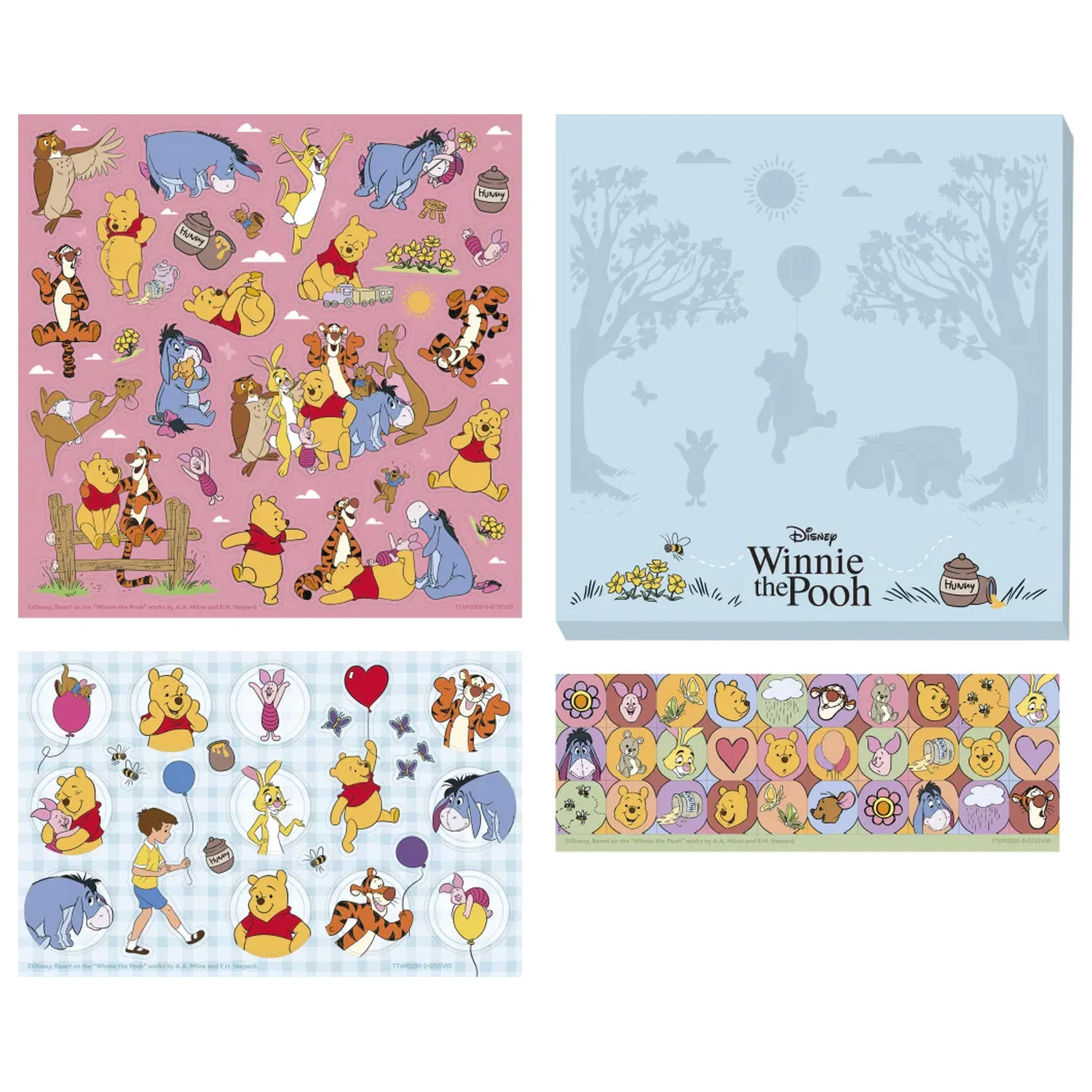 Disney Winnie the Pooh Happy Set de Autocolante poza produsului