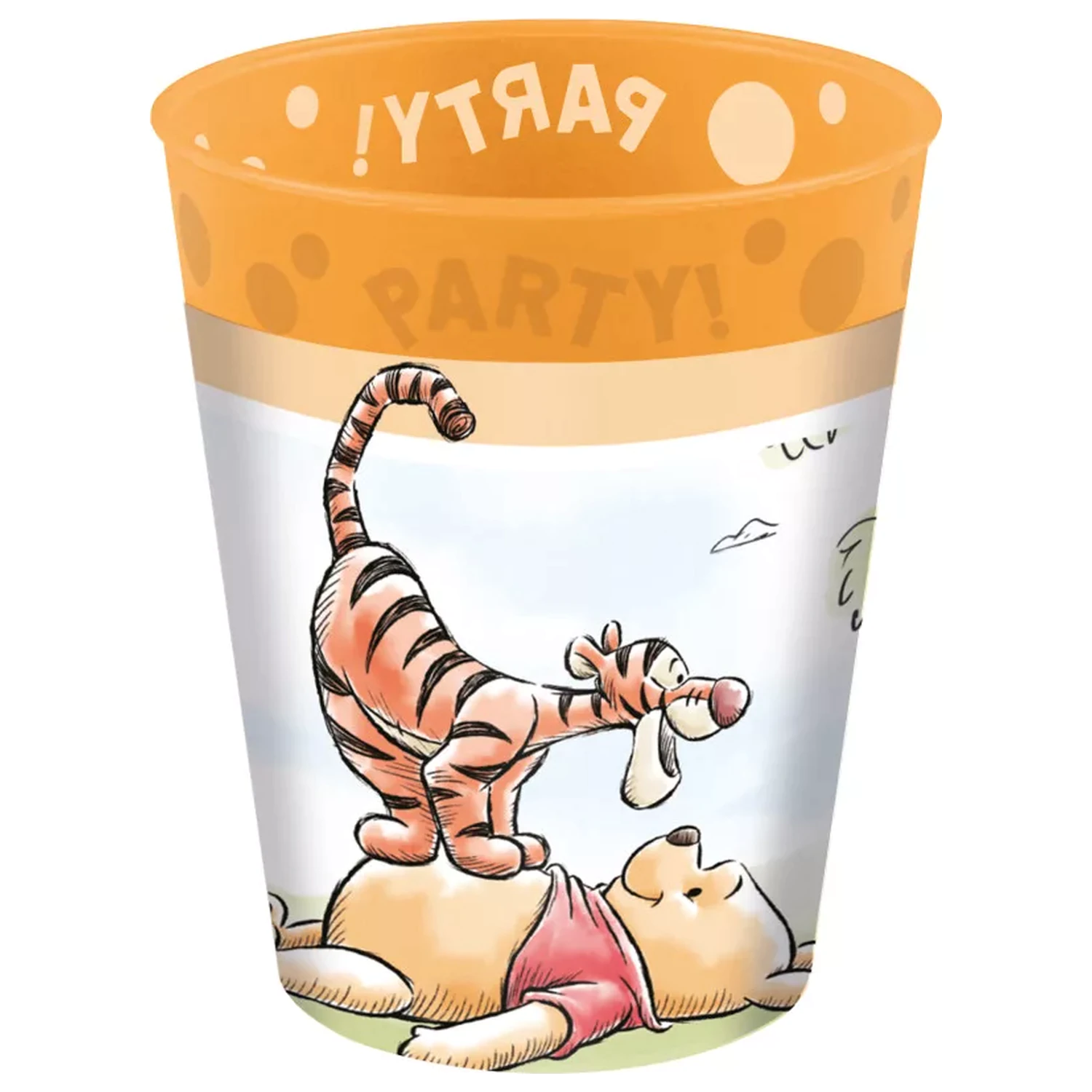 Disney Winnie the Pooh Loves Nature Set de pahare din plastic Micro Premium 4 buc 250 ml poza produsului