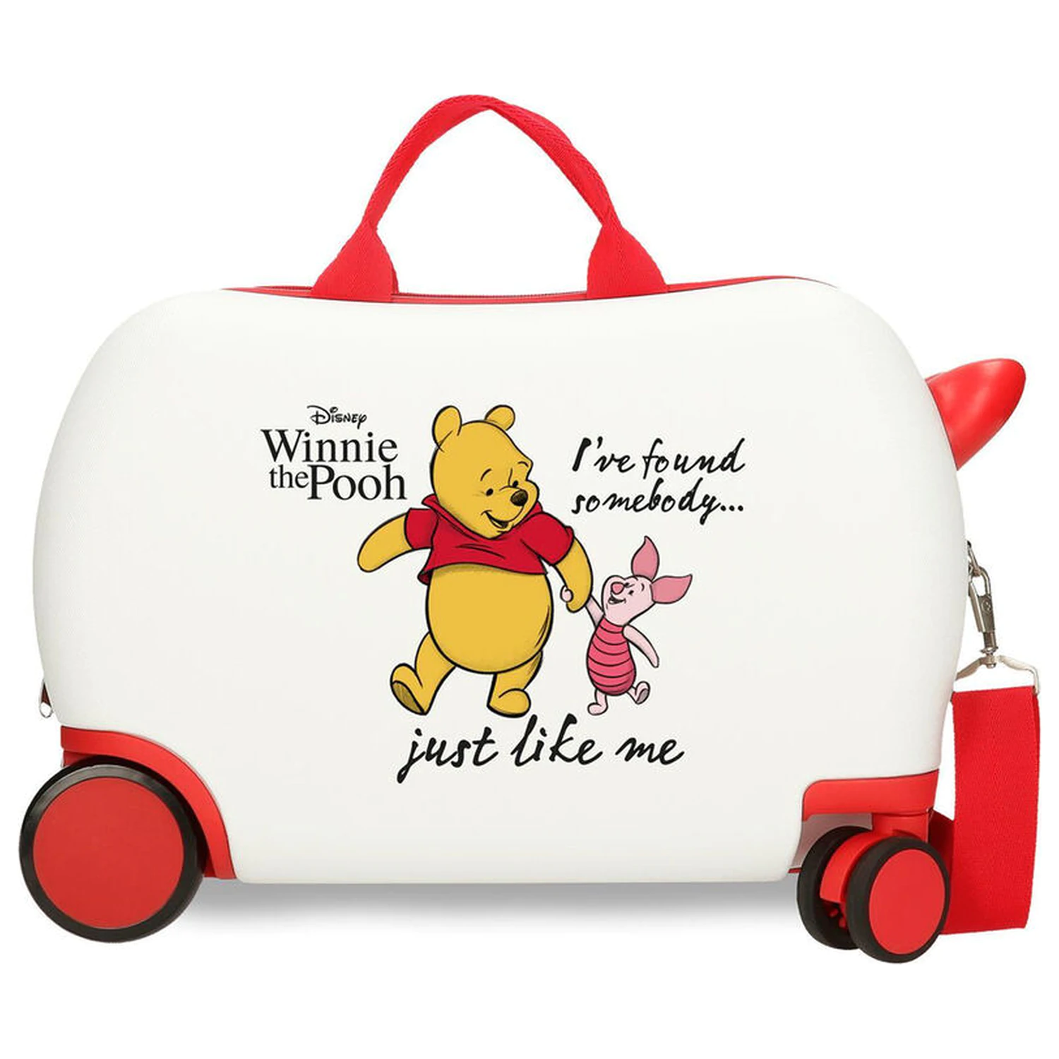 Disney Winnie The Pooh & Piglet ABS geamantan tip troler 45cm poza produsului