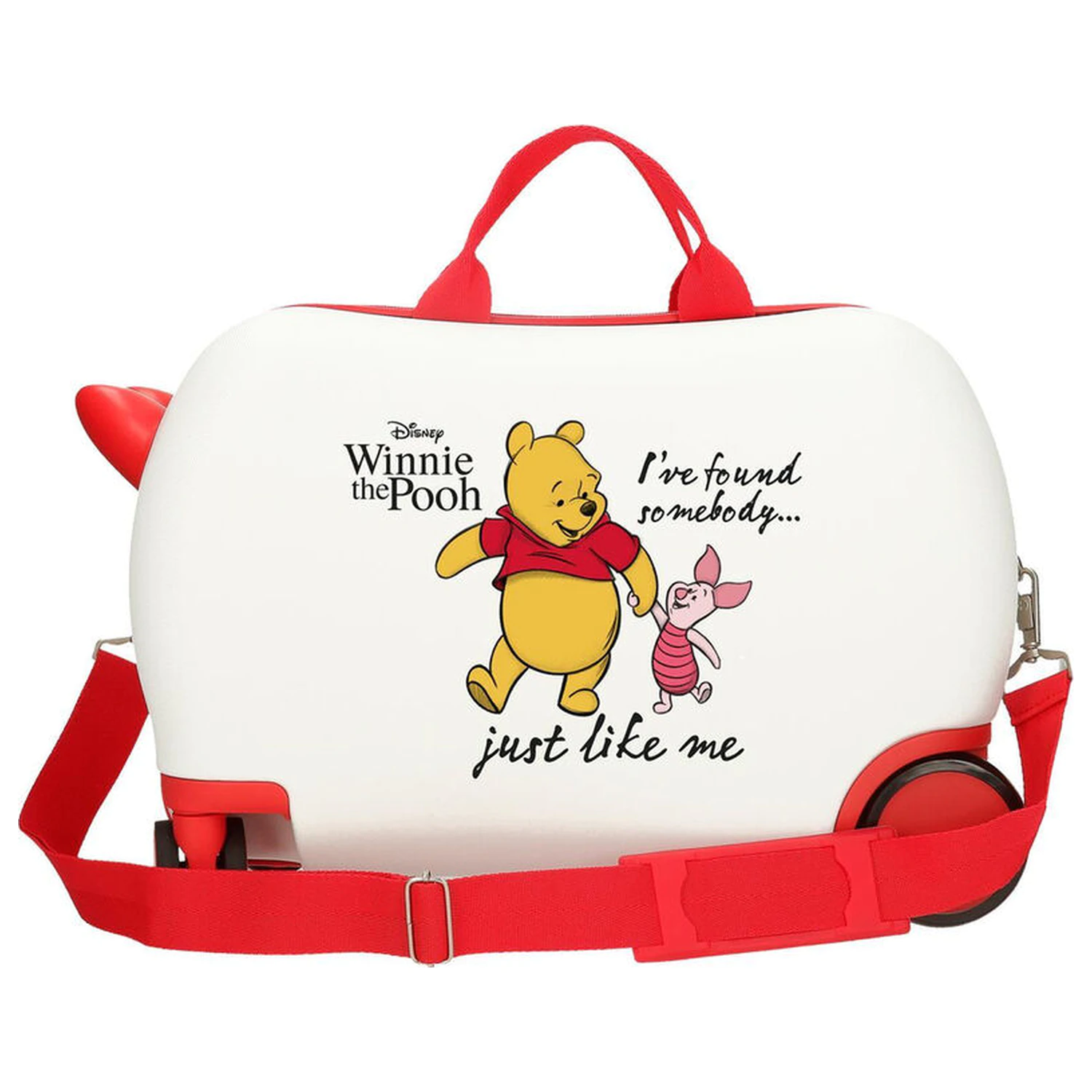 Disney Winnie The Pooh & Piglet ABS geamantan tip troler 45cm poza produsului