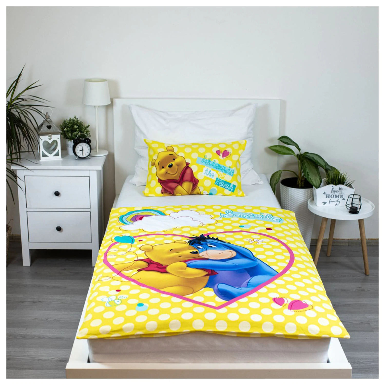Disney Winnie the Pooh Smile Husa de plapuma pentru copii poza produsului