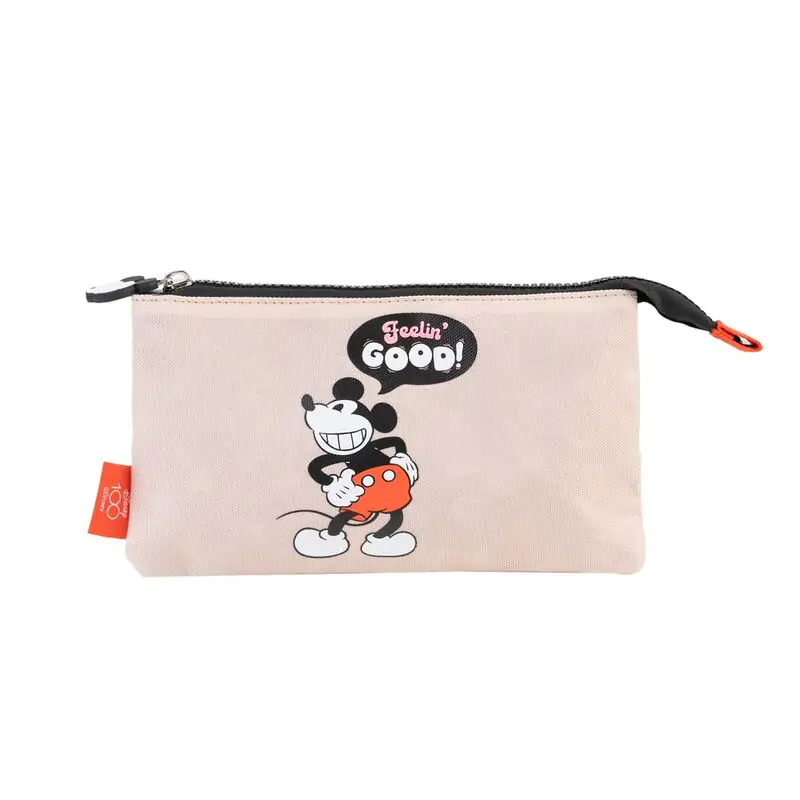 Disney Mickey 100th Anniversary etui triplu pentru creioane poza produsului