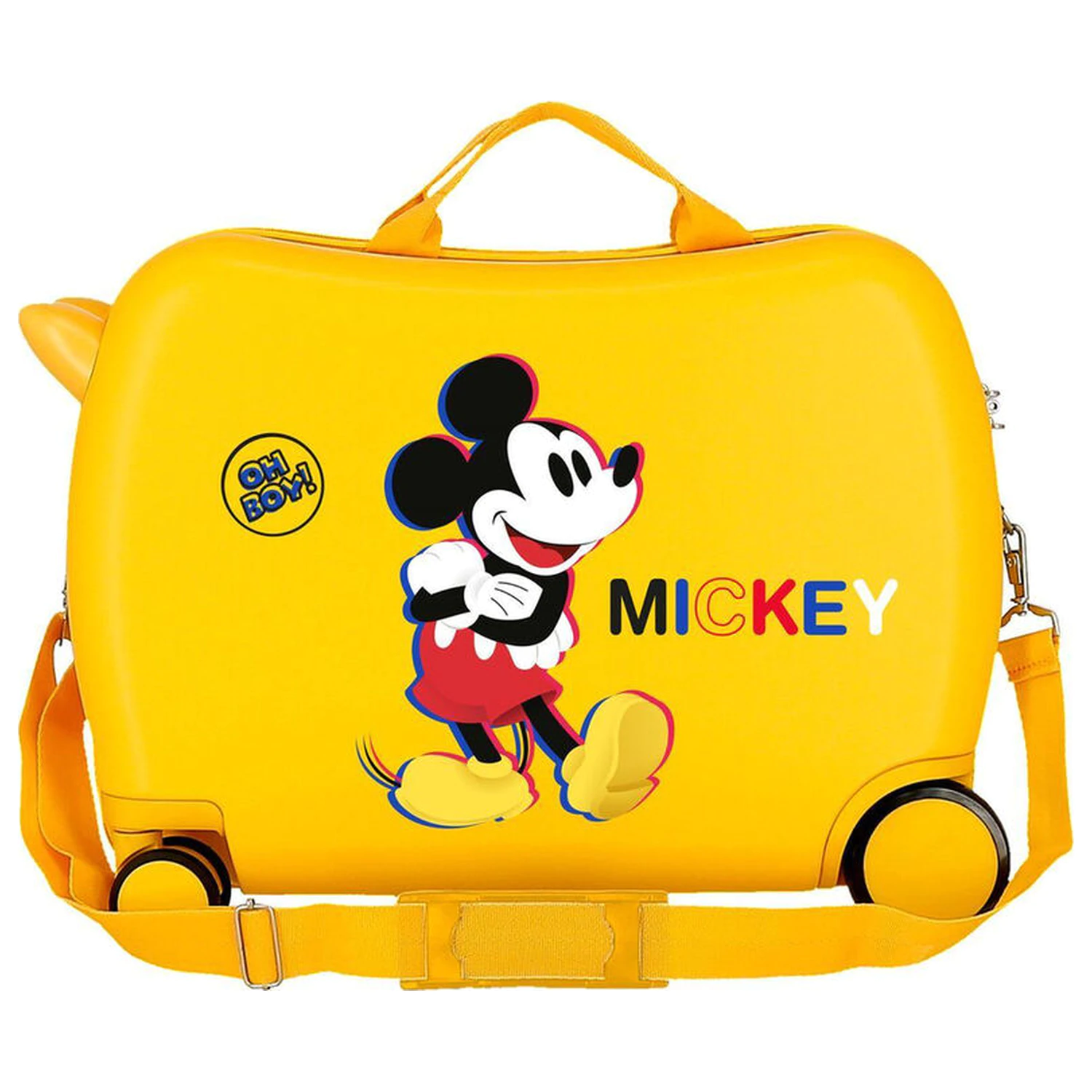 Disney Mickey valiza tip trolley ABS 3D de 50cm poza produsului