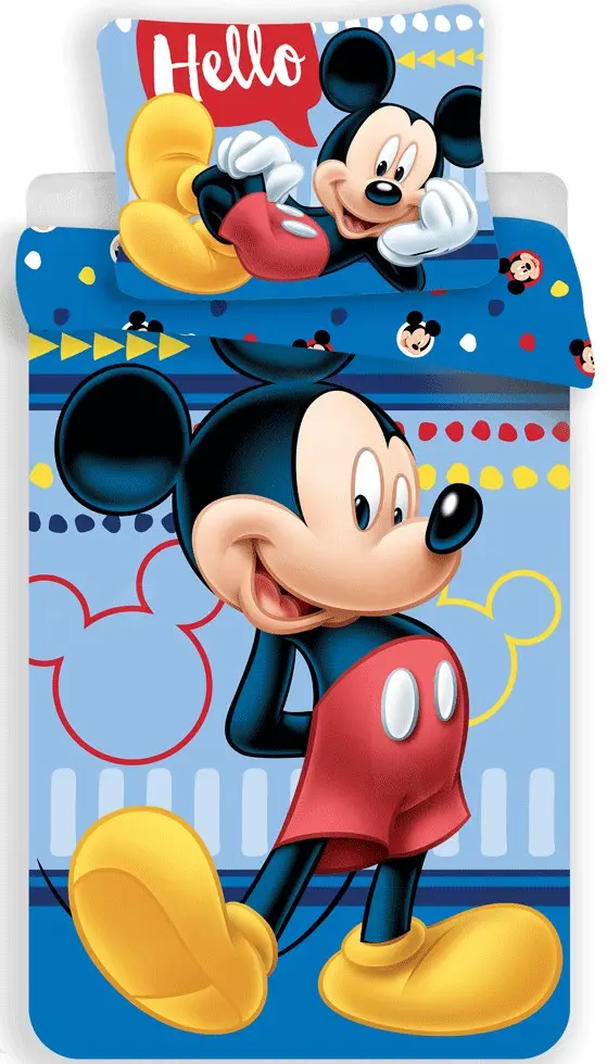 Disney Mickey Mouse Set Husa de pilota 140x200cm, 70x90cm poza produsului