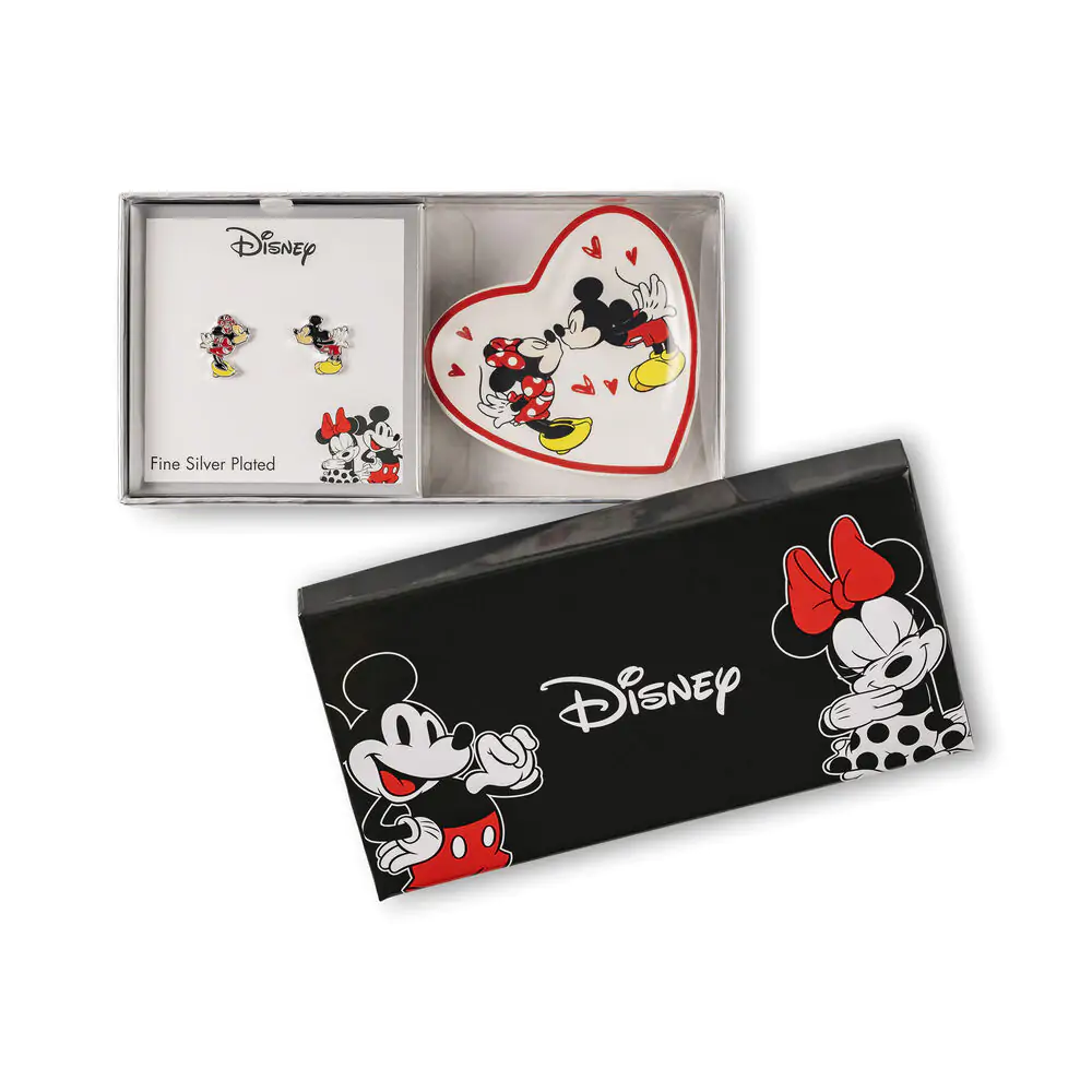 Disney Mickey & Minnie cercei și farfurie pentru bijuterii poza produsului