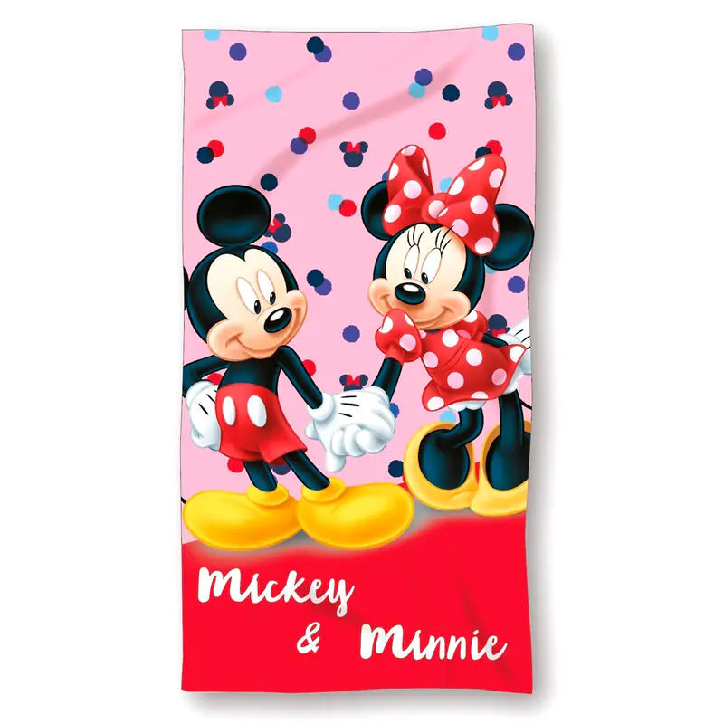 Disney Mickey & Minnie prosop de plajă din microfibră poza produsului