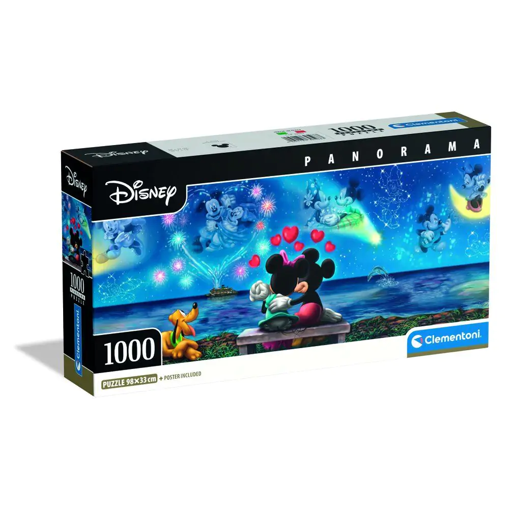 Puzzle panoramic Disney Mickey & Minnie 1000 piese poza produsului