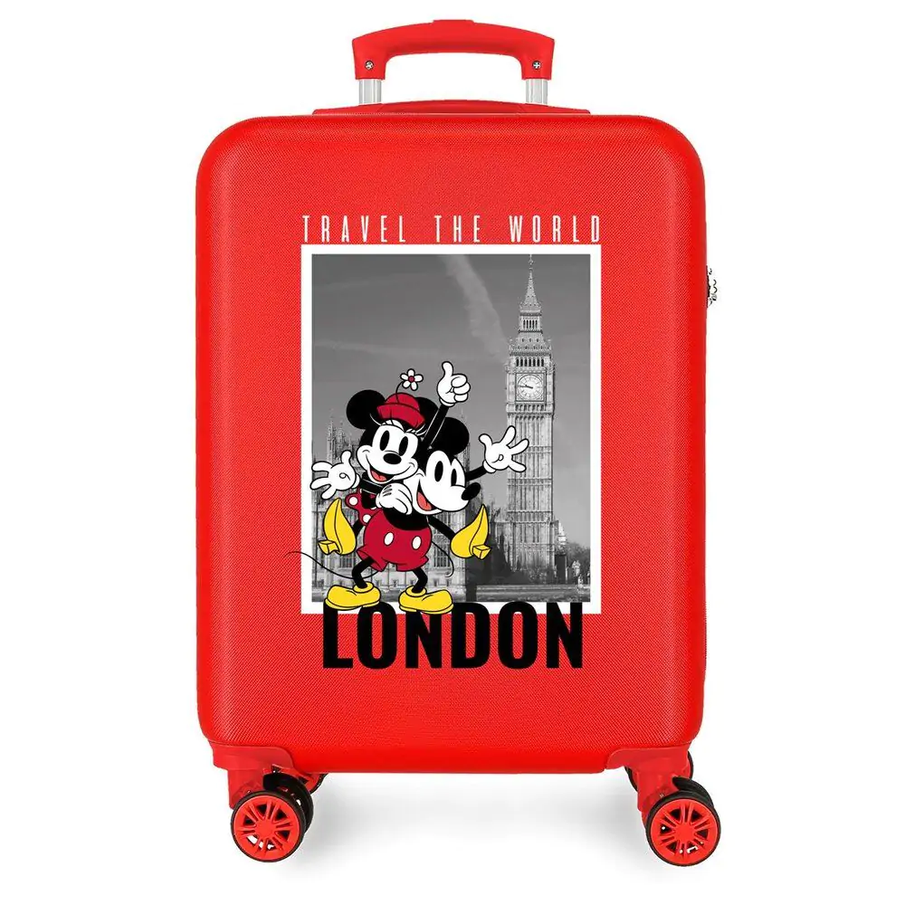 Troller ABS Disney Mickey & Minnie Paris 55cm poza produsului