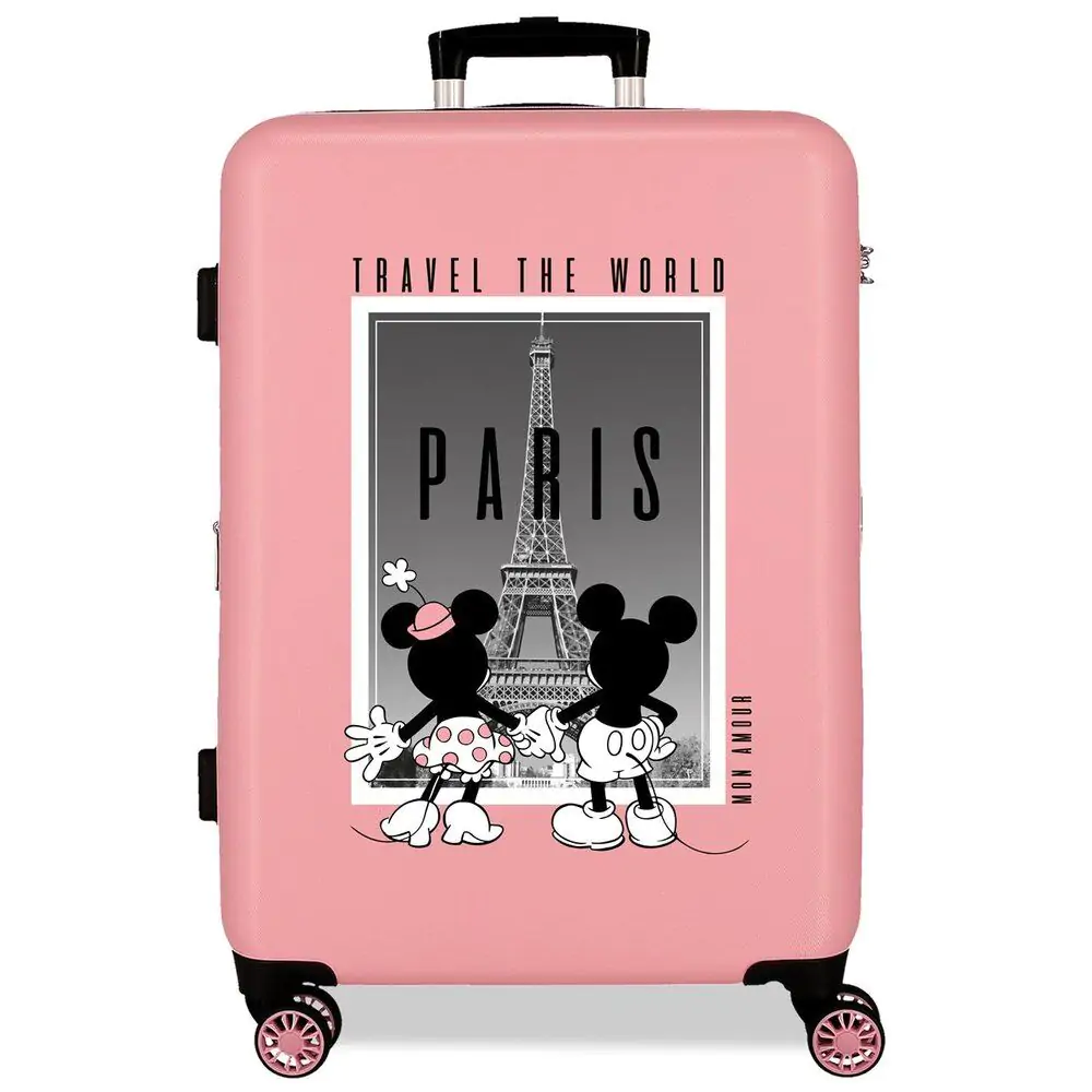 Disney Mickey & Minnie Paris ABS trolley valiză 68cm poza produsului