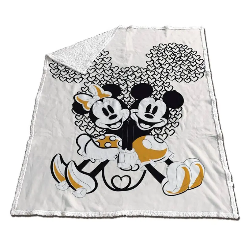 Disney Mickey & Minnie pătură sherpa coral poza produsului