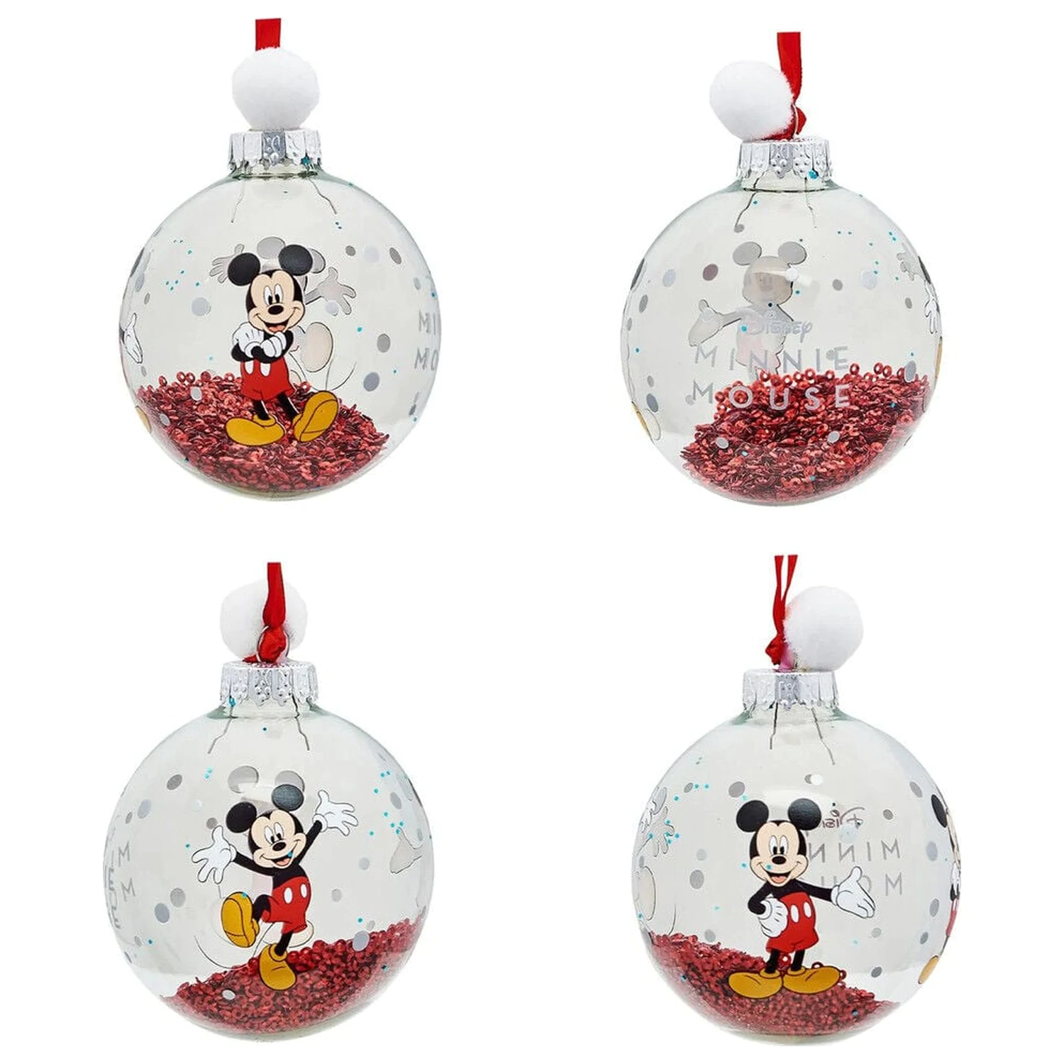 Disney Mickey and Friends Set de 7 globuri de Craciun poza produsului