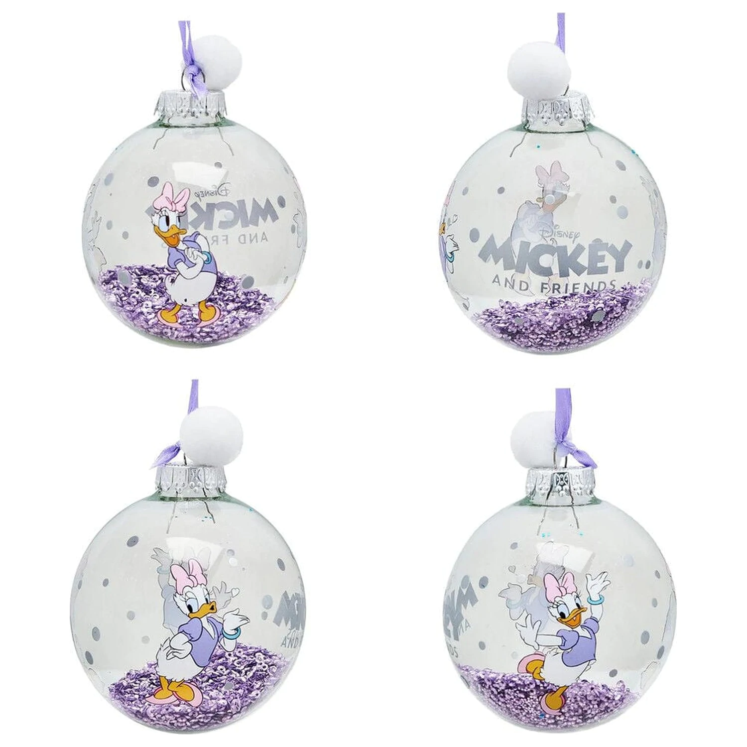 Disney Mickey and Friends Set de 7 globuri de Craciun poza produsului