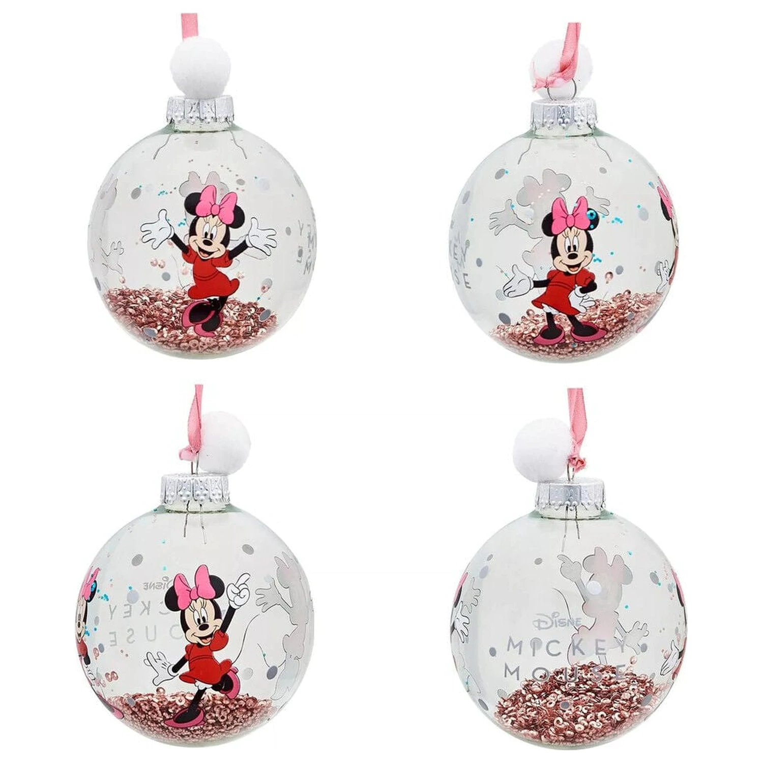 Disney Mickey and Friends Set de 7 globuri de Craciun poza produsului