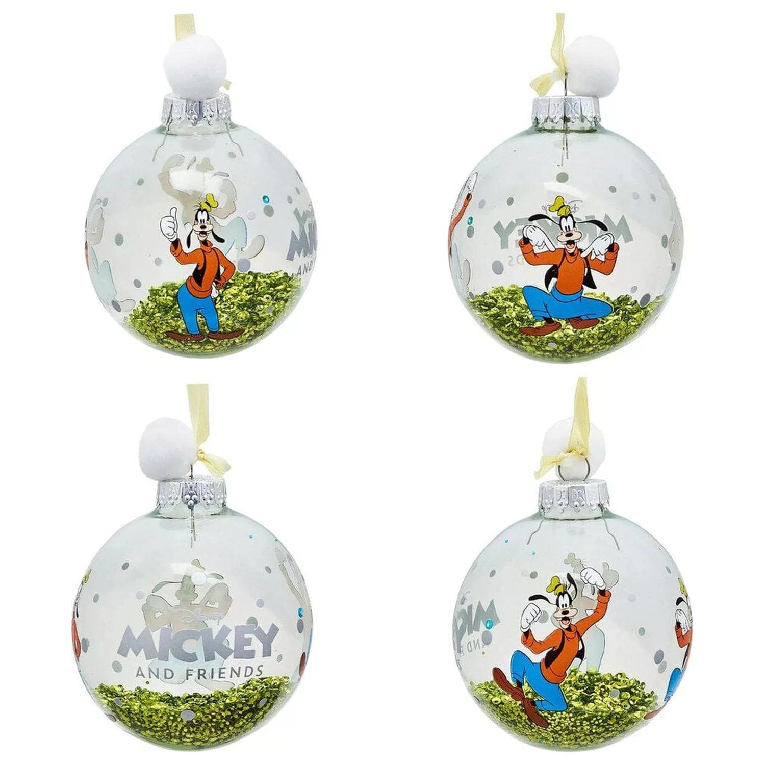 Disney Mickey and Friends Set de 7 globuri de Craciun poza produsului