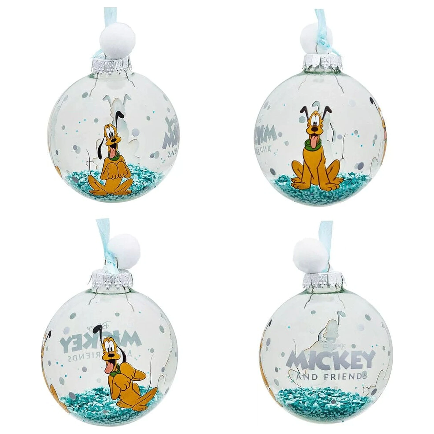 Disney Mickey and Friends Set de 7 globuri de Craciun poza produsului