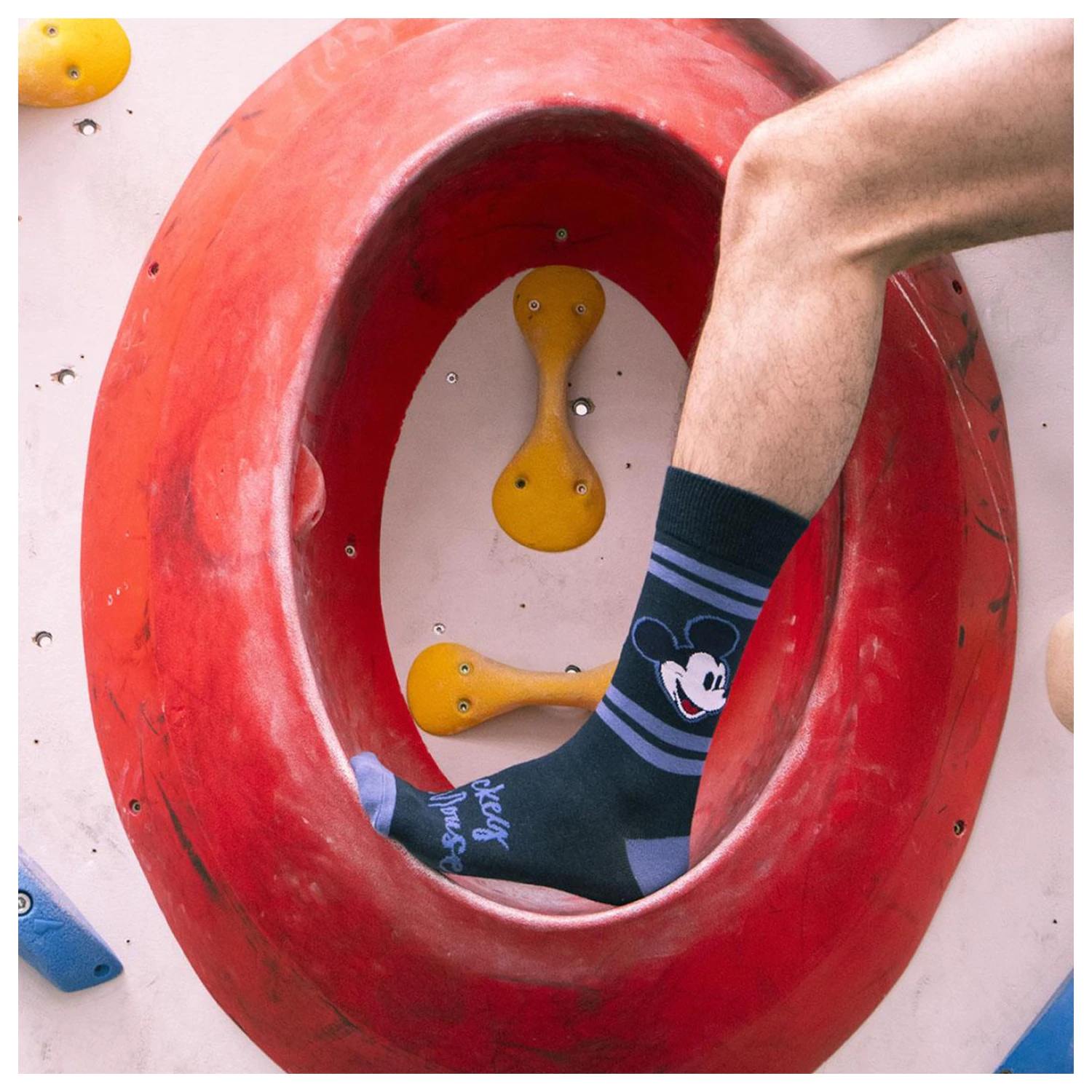 Disney Mickey Blue Șosete lungi bărbătești 38/45 poza produsului