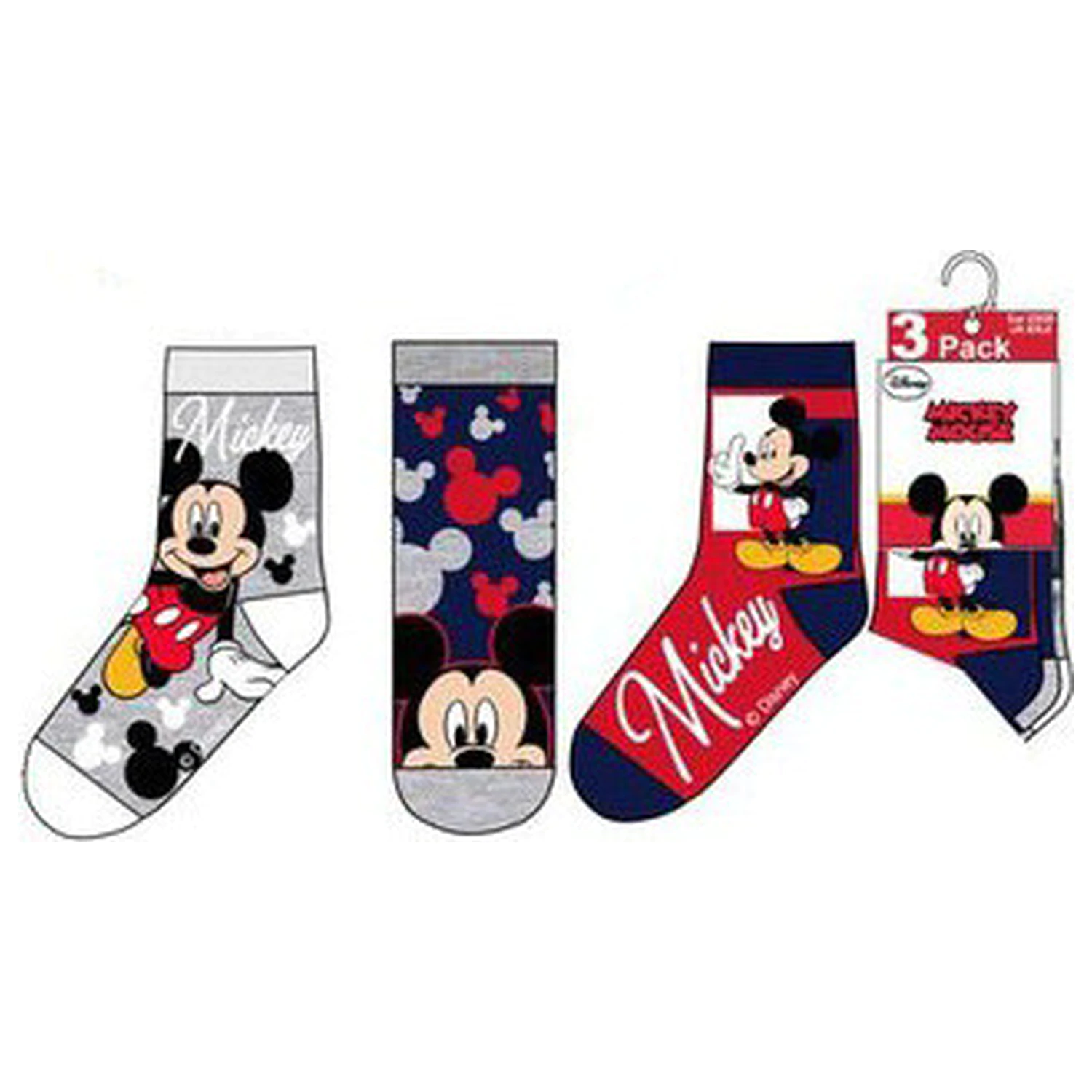 Disney Mickey Mouse Cozy Toes Șosete pentru copii 27/30 poza produsului