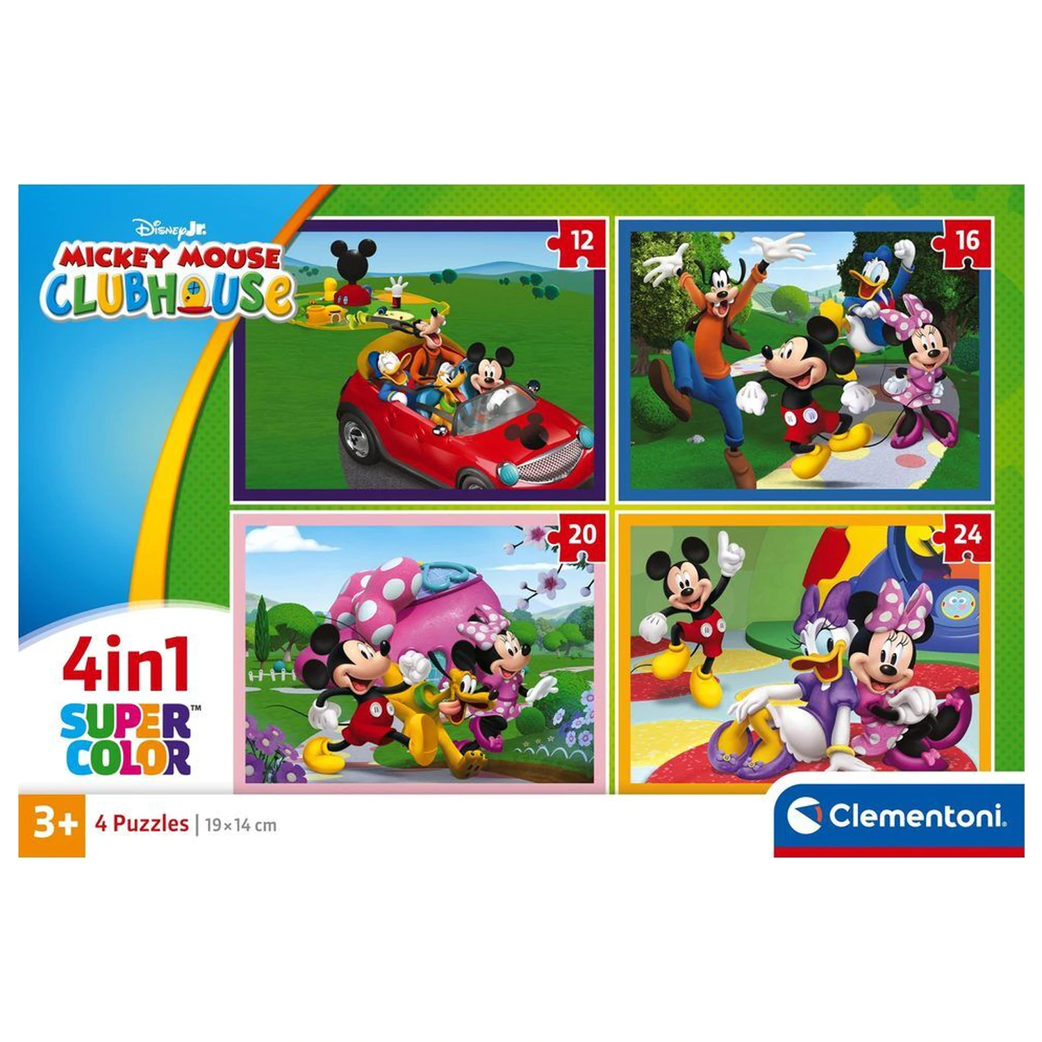 Disney Mickey Mouse Club House puzzle 12-16-20-24 piese poza produsului