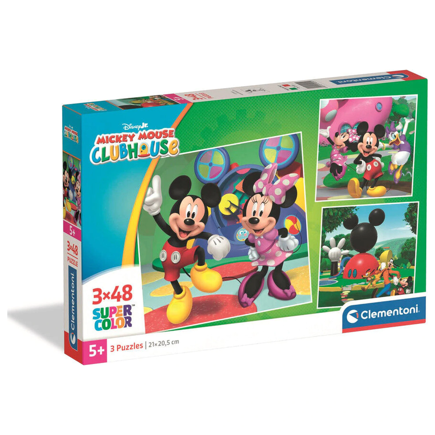 Disney Mickey Mouse Club House puzzle 3x48 piese poza produsului
