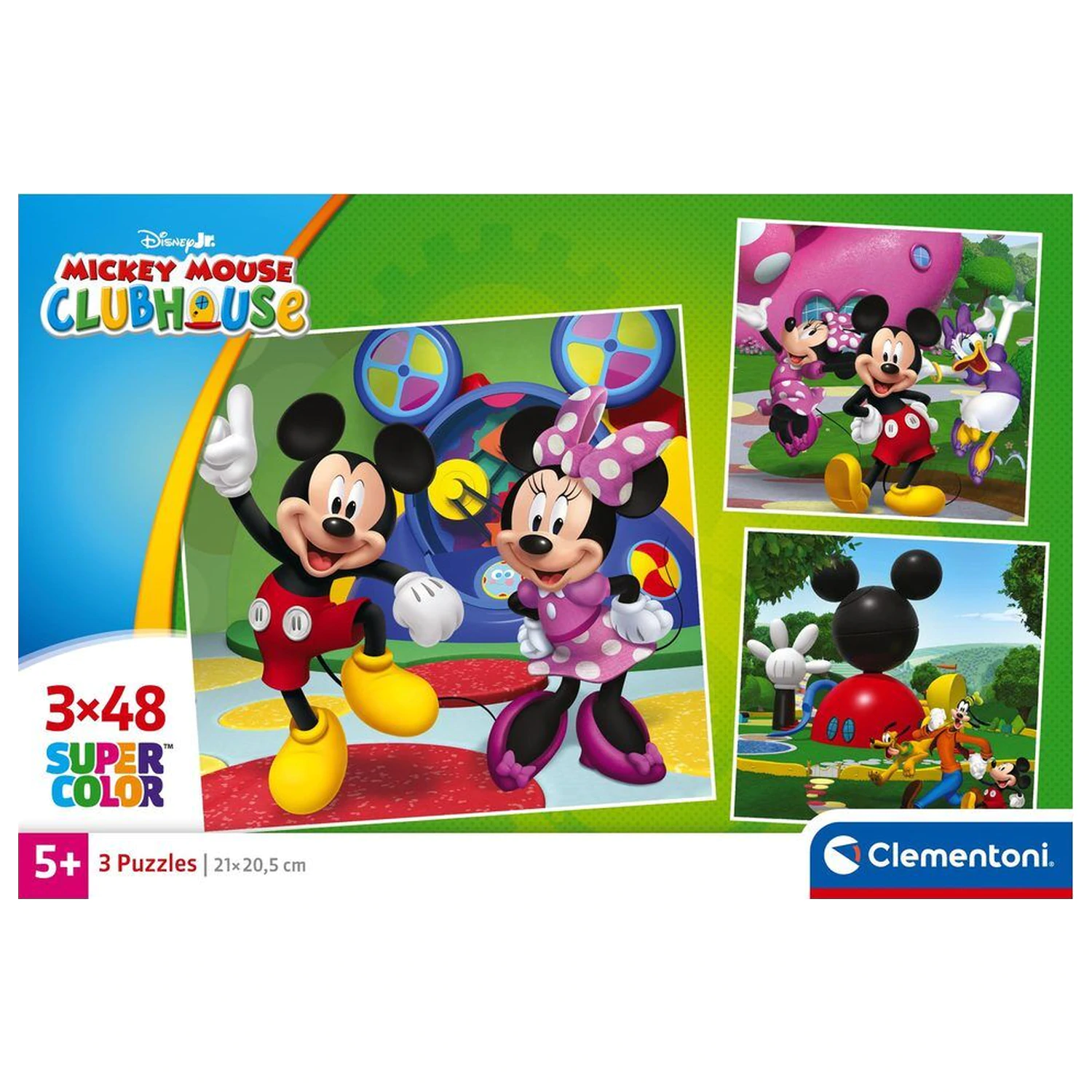 Disney Mickey Mouse Club House puzzle 3x48 piese poza produsului