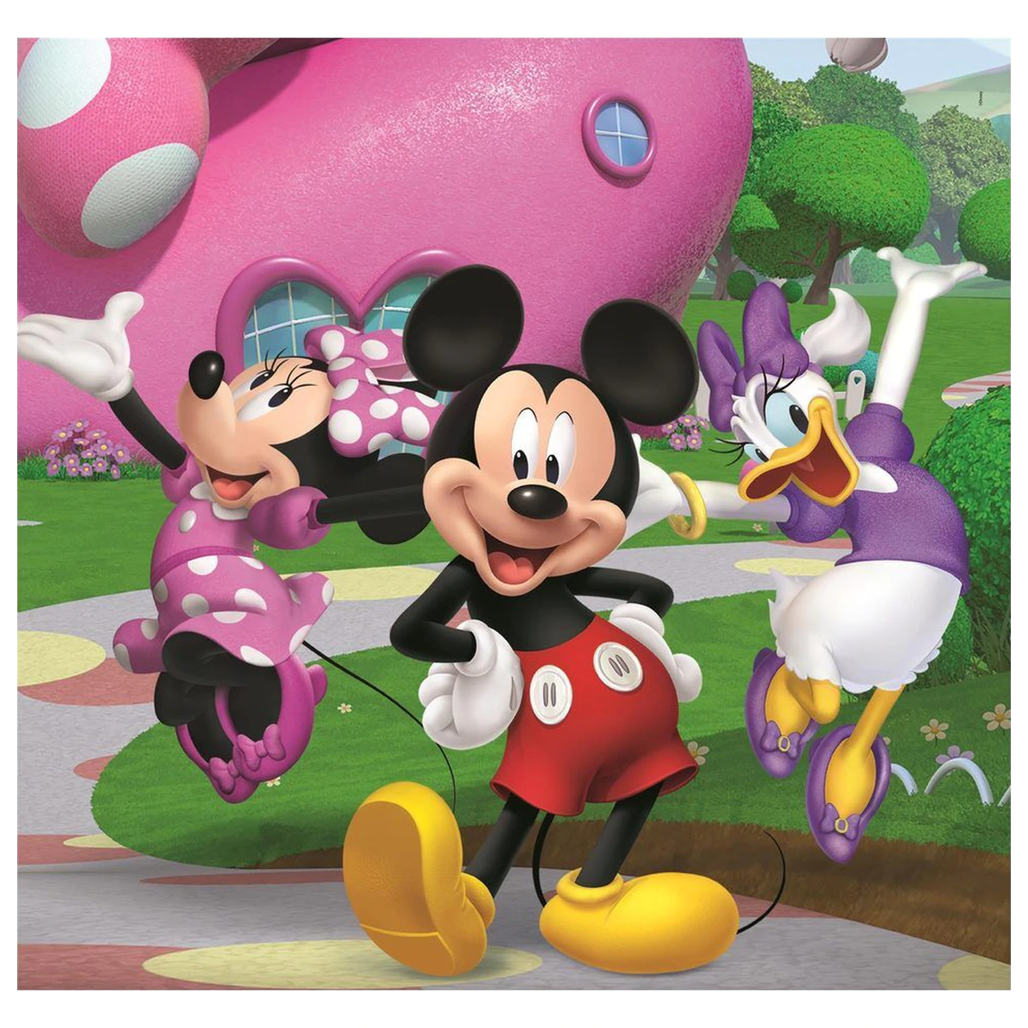 Disney Mickey Mouse Club House puzzle 3x48 piese poza produsului