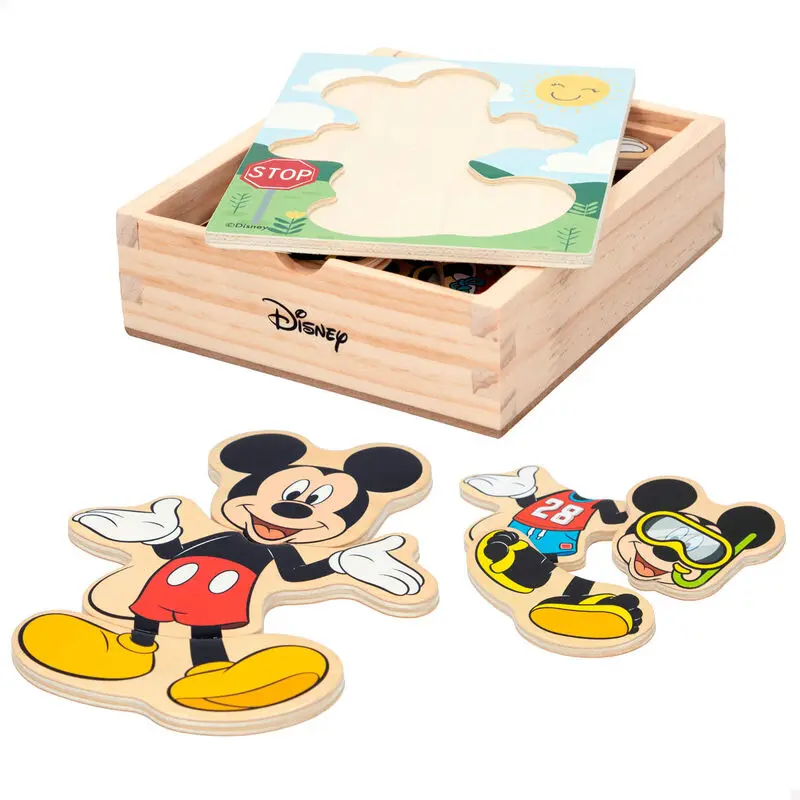 Disney Mickey puzzle din lemn poza produsului