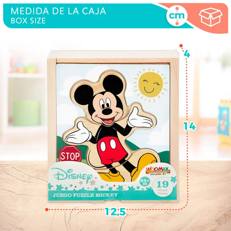 Disney Mickey puzzle din lemn poza produsului