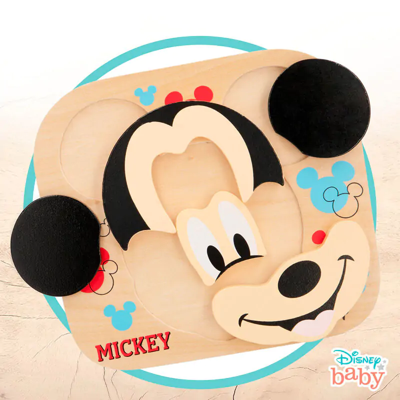 Disney Mickey puzzle din lemn poza produsului