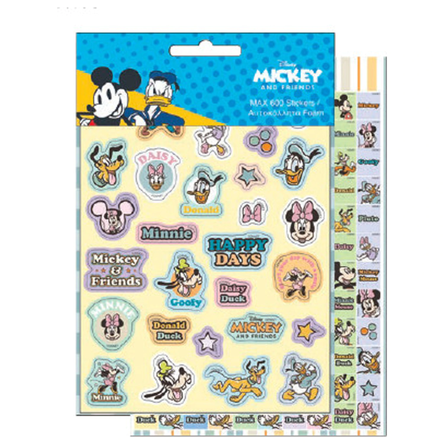 Disney Mickey Mouse & Friends Set de autocolante 600 de bucăți poza produsului
