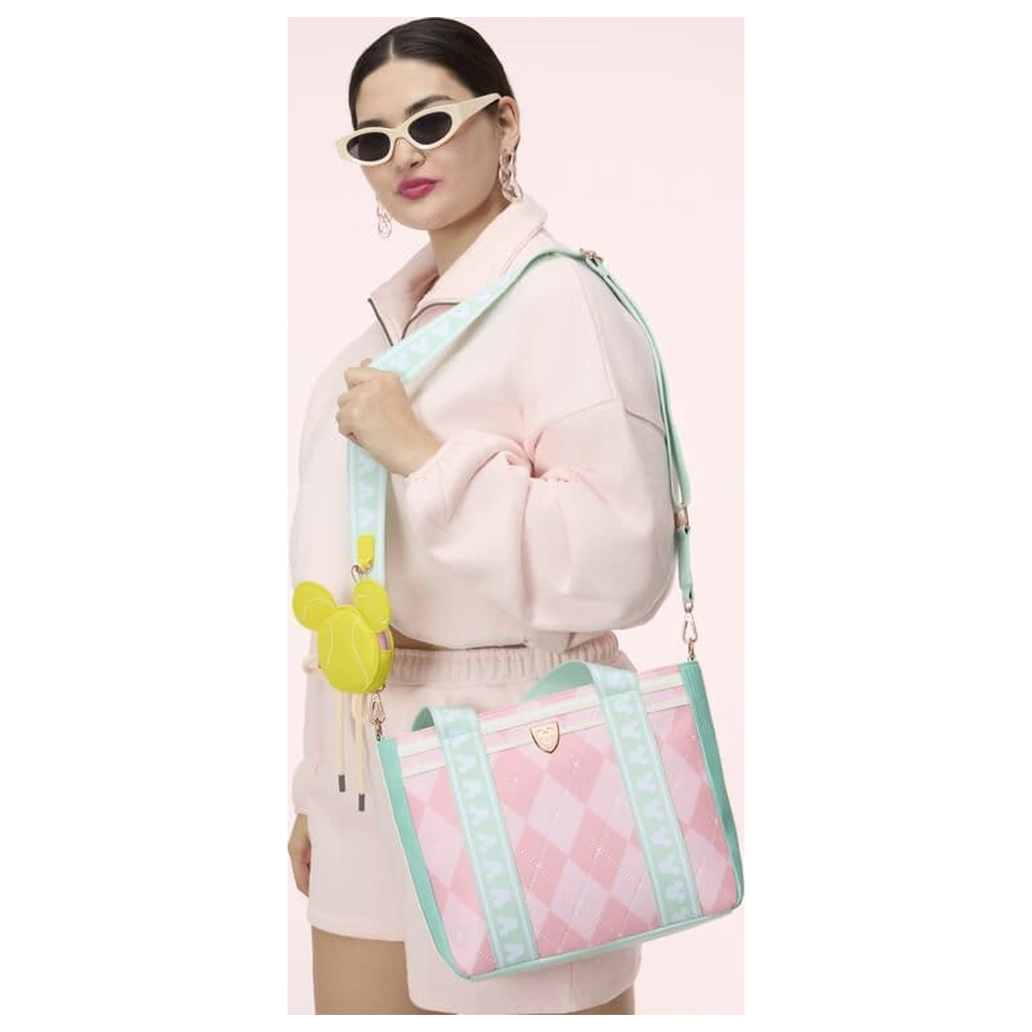 Disney by Loungefly Crossbody Bag cu portofel monede Mickey&Friends Tennis poza produsului