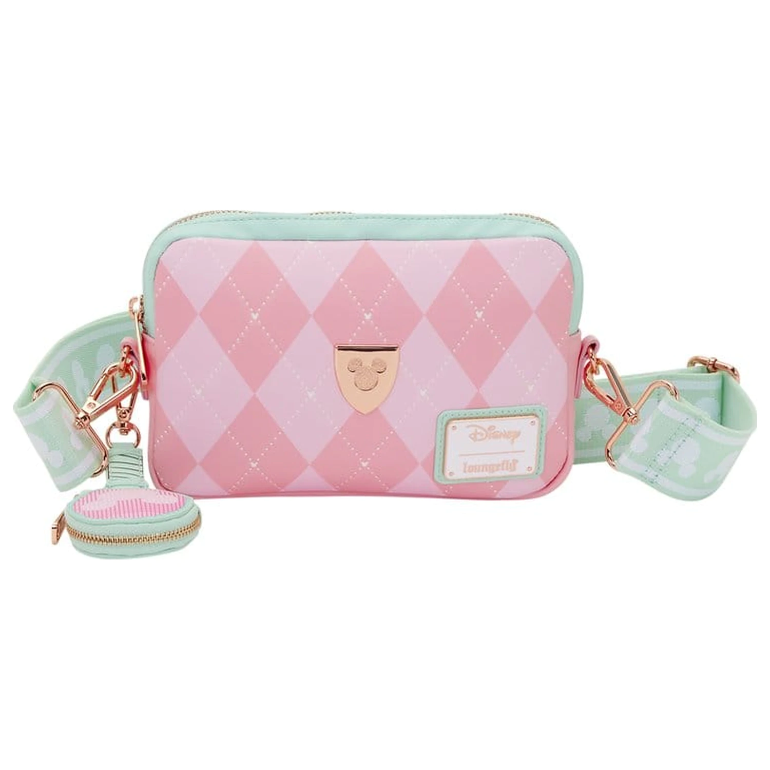 Disney by Loungefly Geanta Sling cu Portofel pentru monede Mickey & Friends Tennis poza produsului