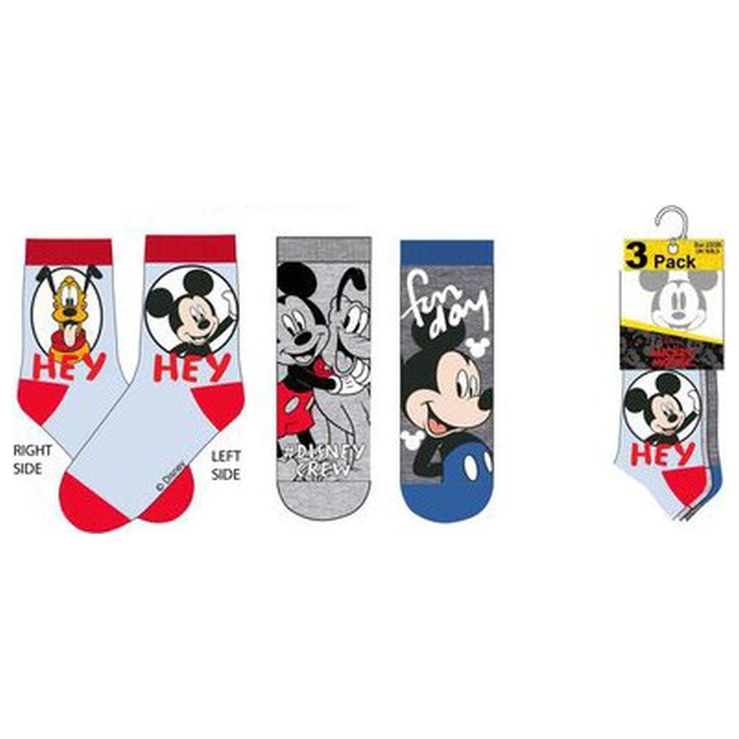 Disney Mickey Fun Day șosete pentru copii 27/30 poza produsului