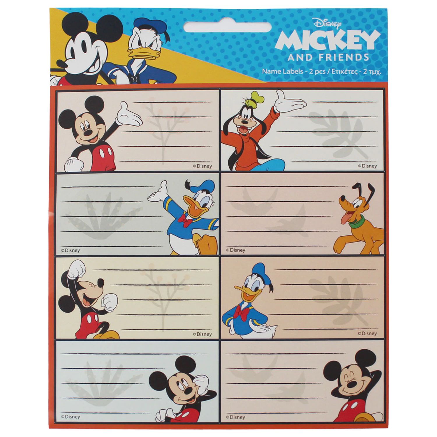 Disney Mickey Fun Notebook Label 16 bucăți poza produsului