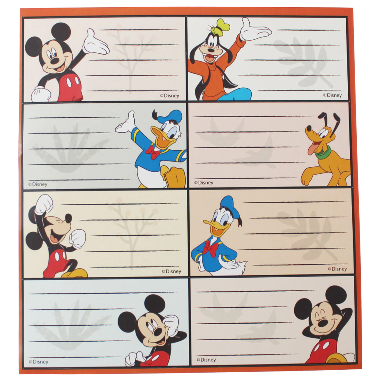 Disney Mickey Fun Notebook Label 16 bucăți poza produsului