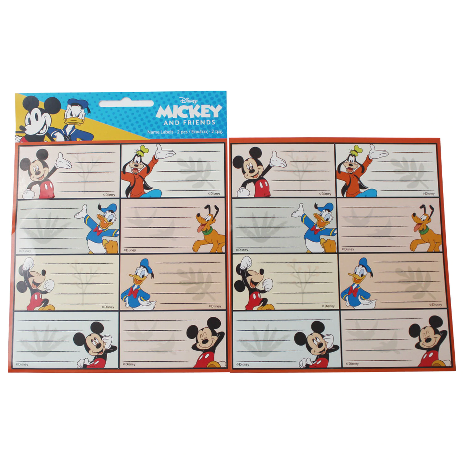 Disney Mickey Fun Notebook Label 16 bucăți poza produsului