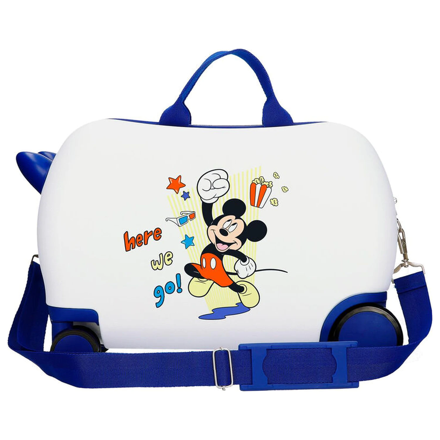 Disney Mickey Here We Go ABS troler valiza 45cm poza produsului
