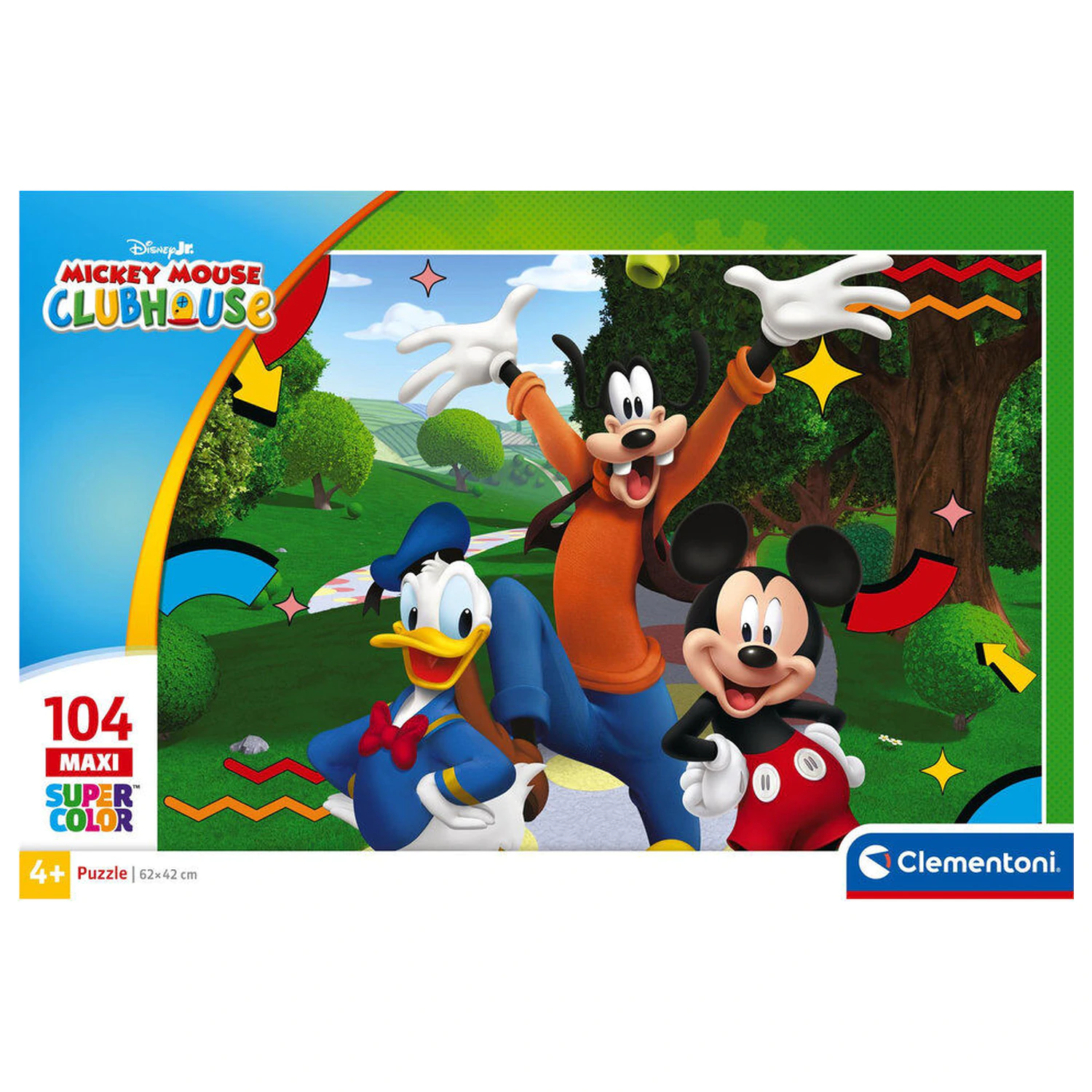 Disney Mickey maxi puzzle 104 piese poza produsului
