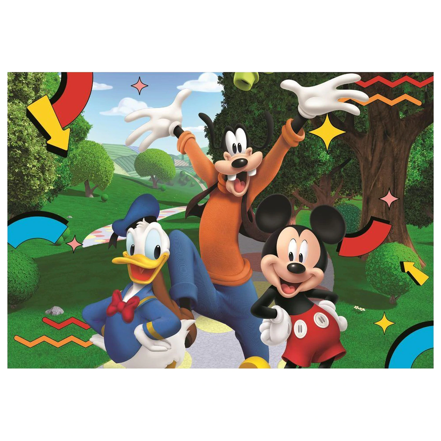 Disney Mickey maxi puzzle 104 piese poza produsului