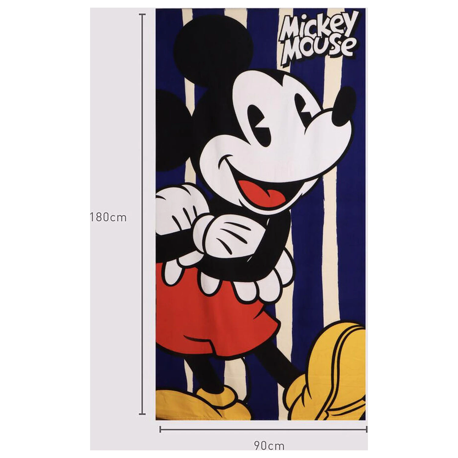 Disney Mickey prosop de plaja din microfibra poza produsului