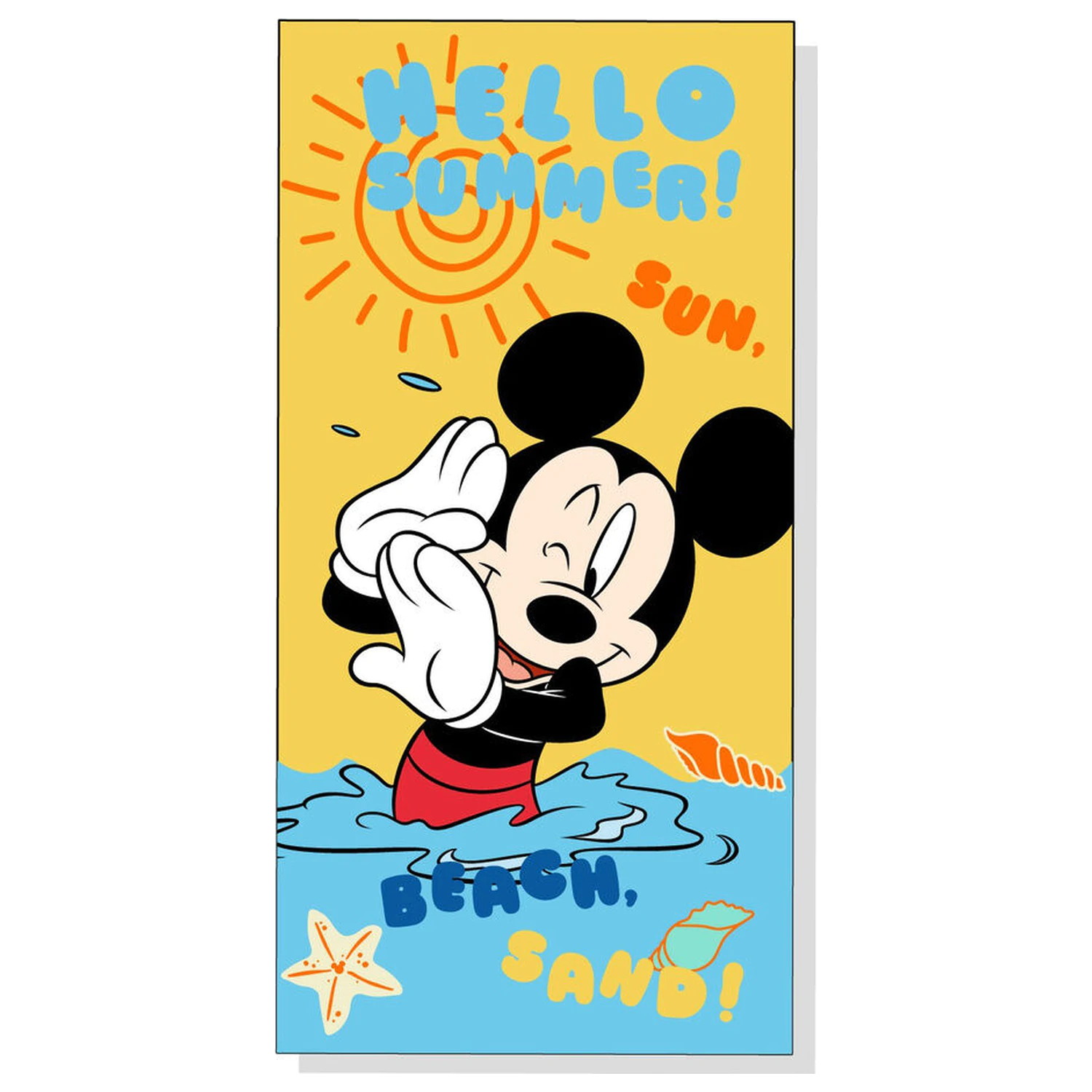 Prosop de plaja din microfibra Disney Mickey poza produsului