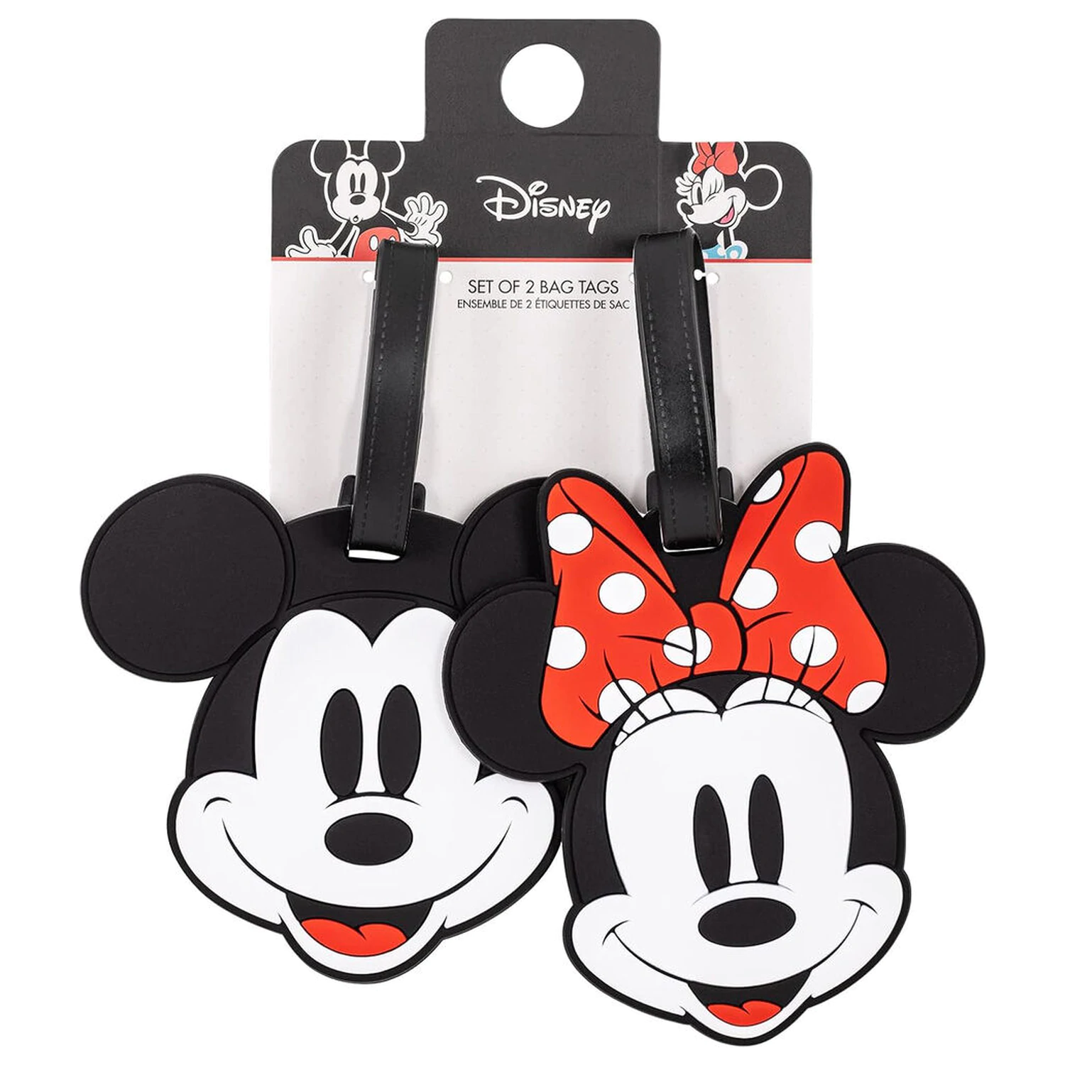 Disney Mickey & Minnie set de 2 etichete bagaj poza produsului