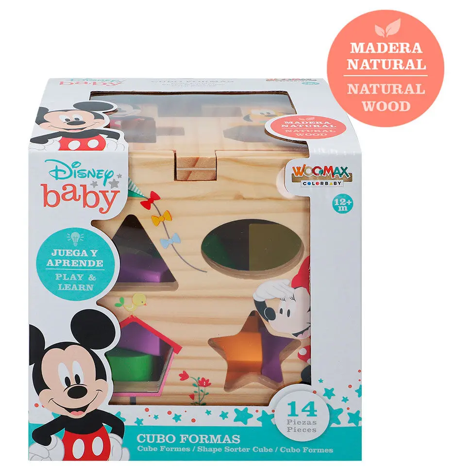 Disney Mickey Minnie cuburi din lemn cu forme poza produsului