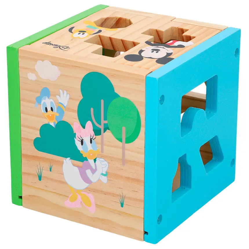 Disney Mickey Minnie cuburi din lemn cu forme poza produsului