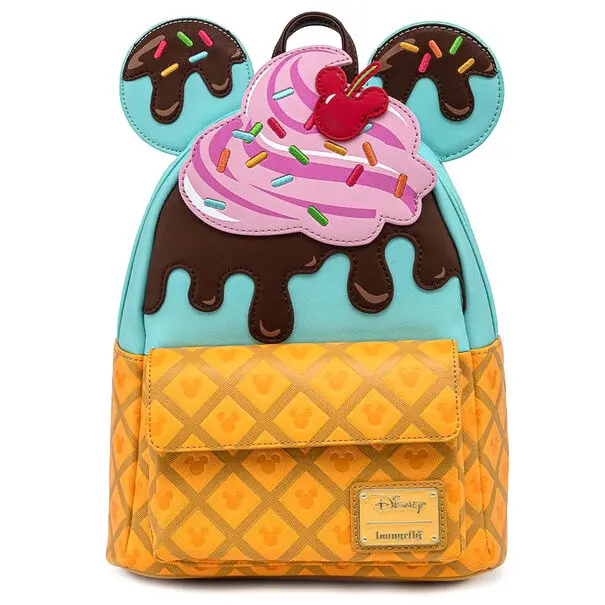 Disney by Loungefly rucsac Mickey and Minnie Sweets Ice Cream poza produsului