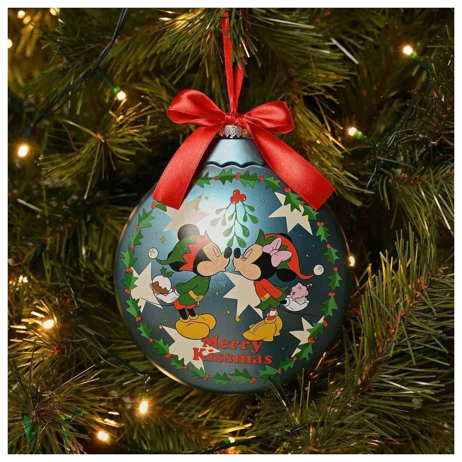 Disney Mickey & Minnie Christmas bauble poza produsului