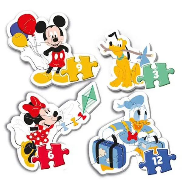 Disney Mickey Primul meu Puzzle 3-6-9-12 piese poza produsului