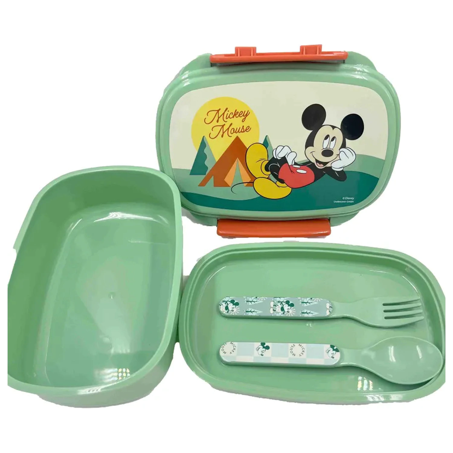 Disney Mickey Nature cutie pentru sandvisuri + set de tacamuri poza produsului