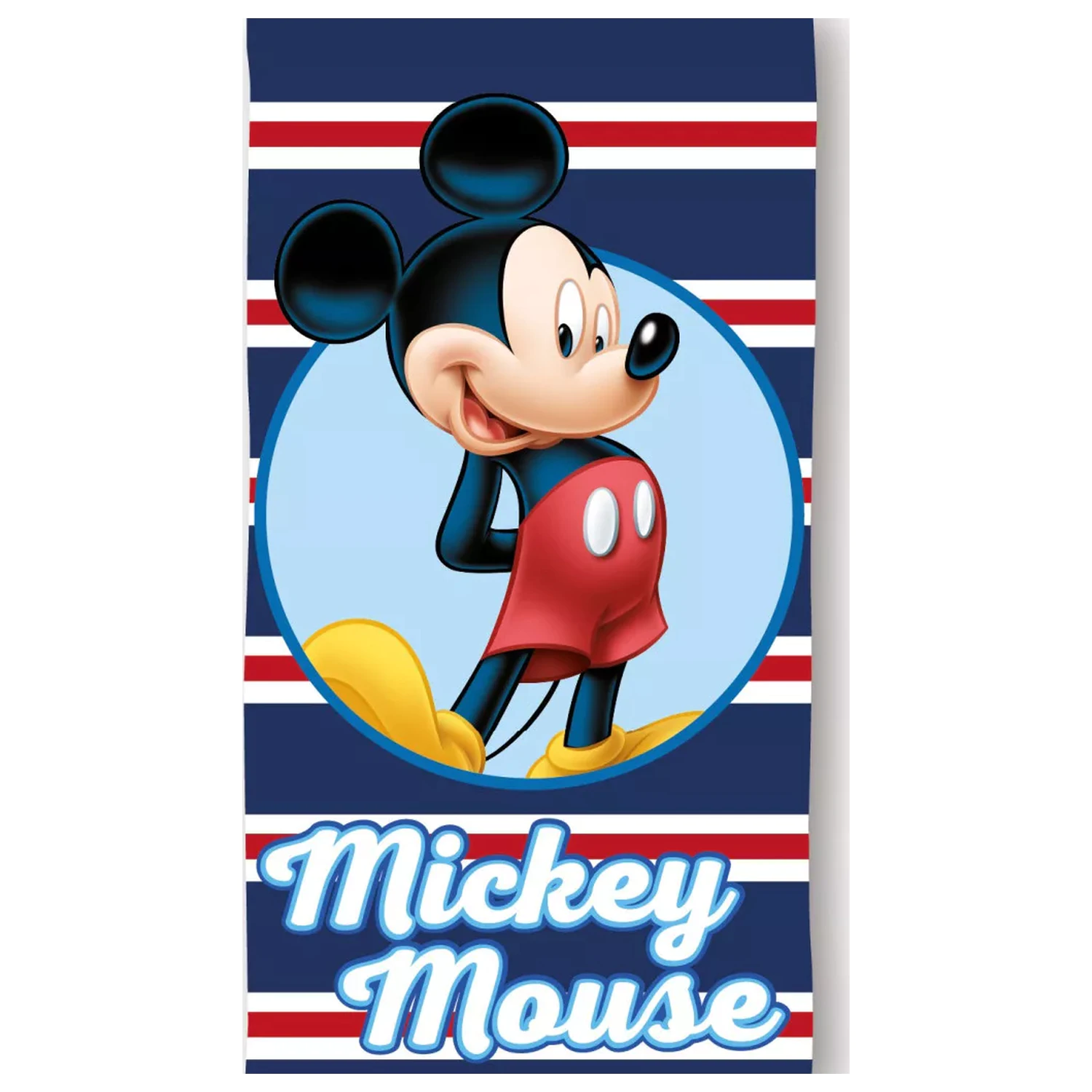 Disney Mickey Navy Stripe Prosop 70x140cm poza produsului
