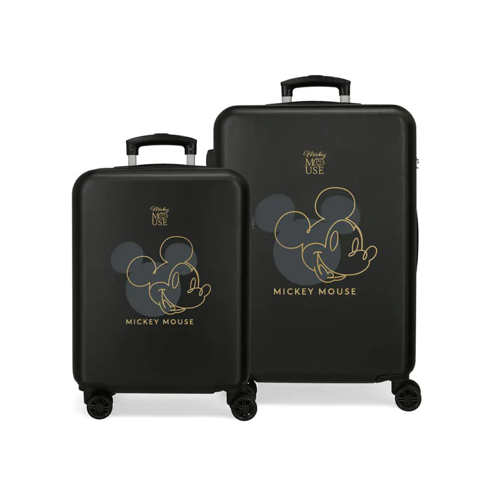 Disney Mickey Outline ABS pack 2 valize tip trolley poza produsului