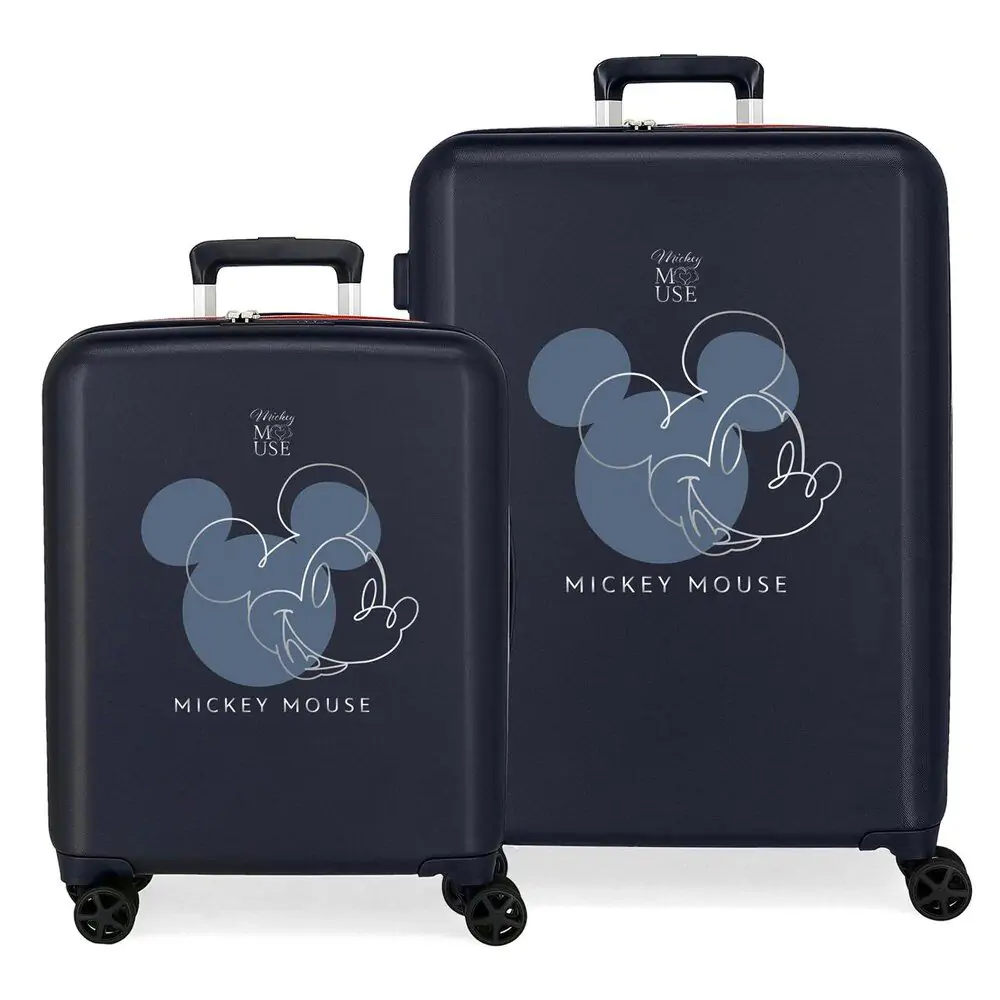 Disney Mickey Outline ABS pack 2 valize tip trolley poza produsului